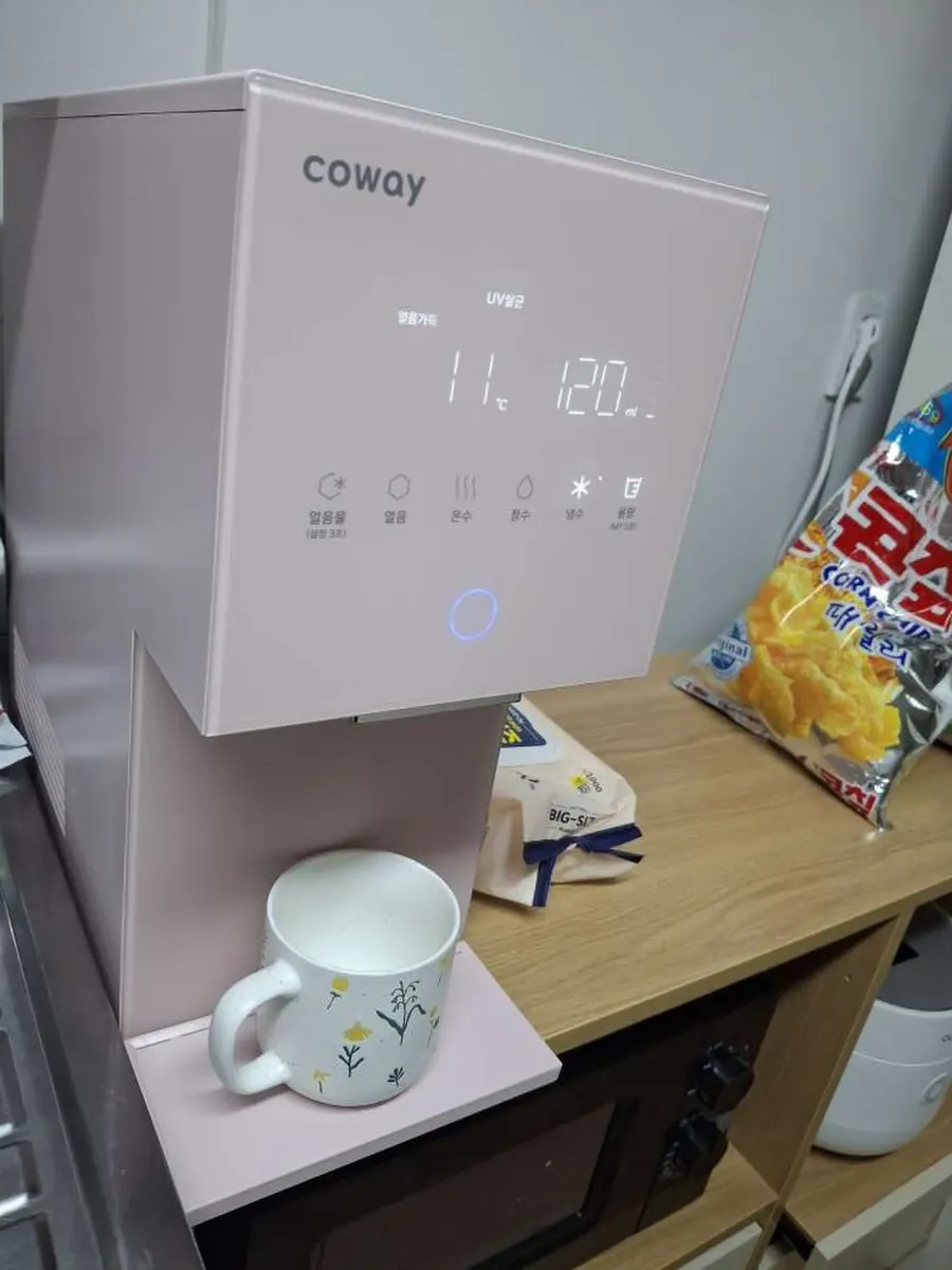 원룸 상판 미니얼음정수기 설치